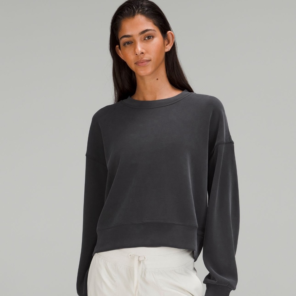 Lululemon Softstreme perfectly oversized cropped crew